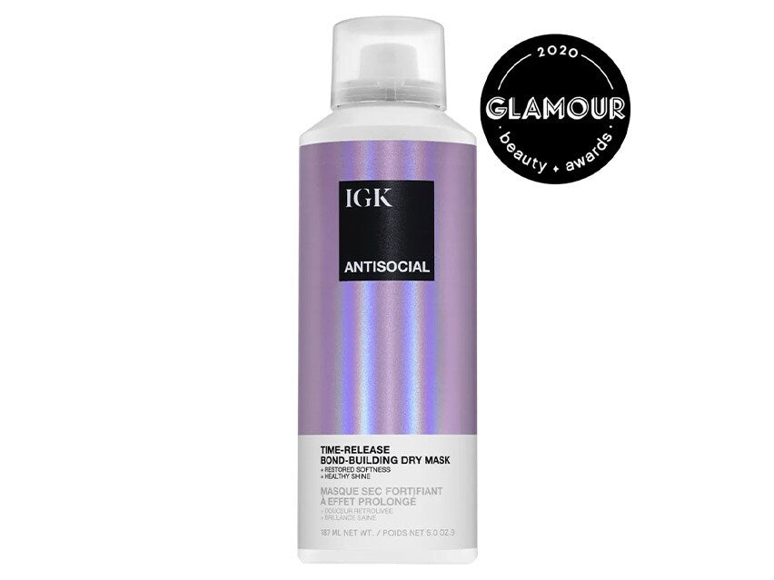 IGK Antisocial Time-Release Bond-Building Dry Hair Mask