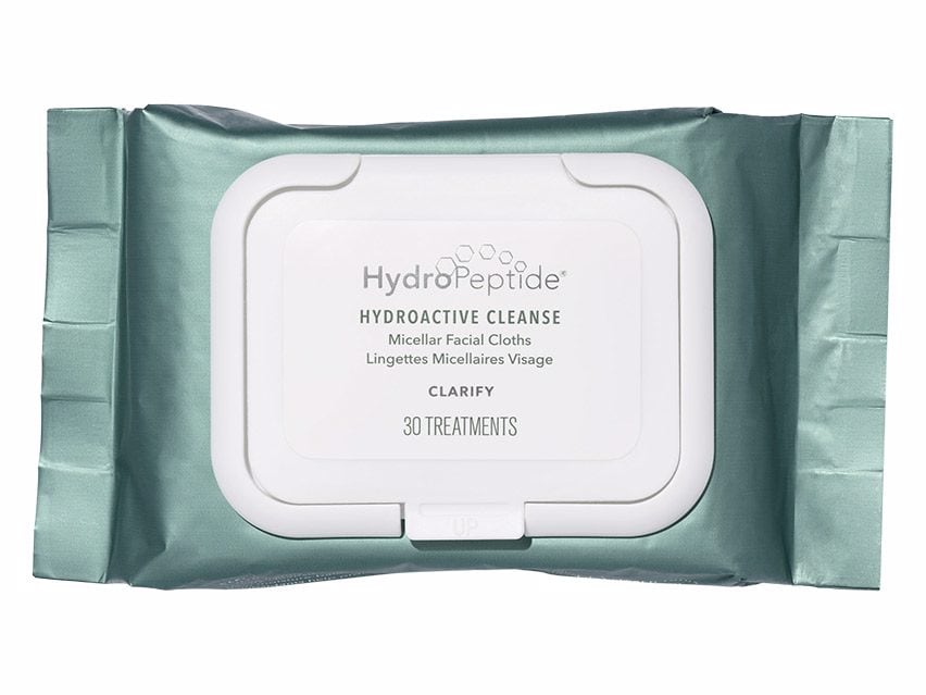 HydroPeptide HydroActiv Cleanse Micellar Facial Towelettes