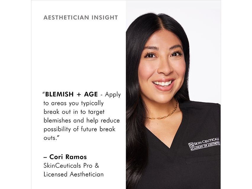 Aestheician Insight of SkinCeuticals Blemish + Age Defense Salicylic Acid Serum