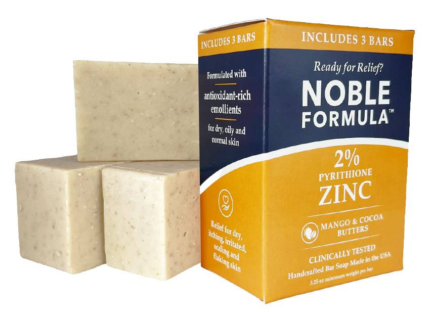 Noble Formula Mango Butter Bar Soap with 2% ZnP