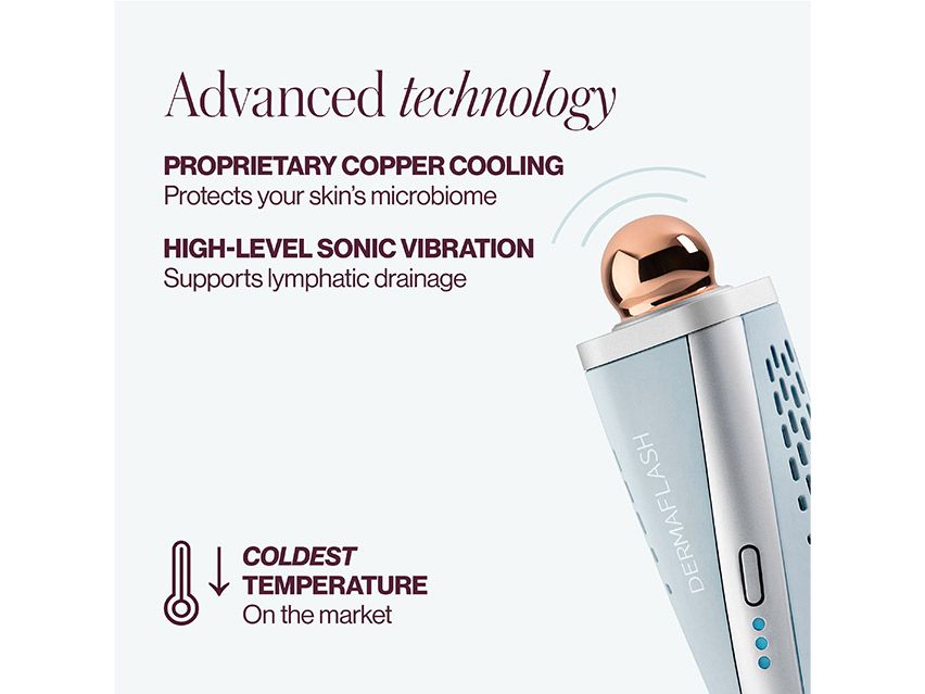 DERMAFLASH COOL Sonic Depuffing and Lymphatic Drainage Set