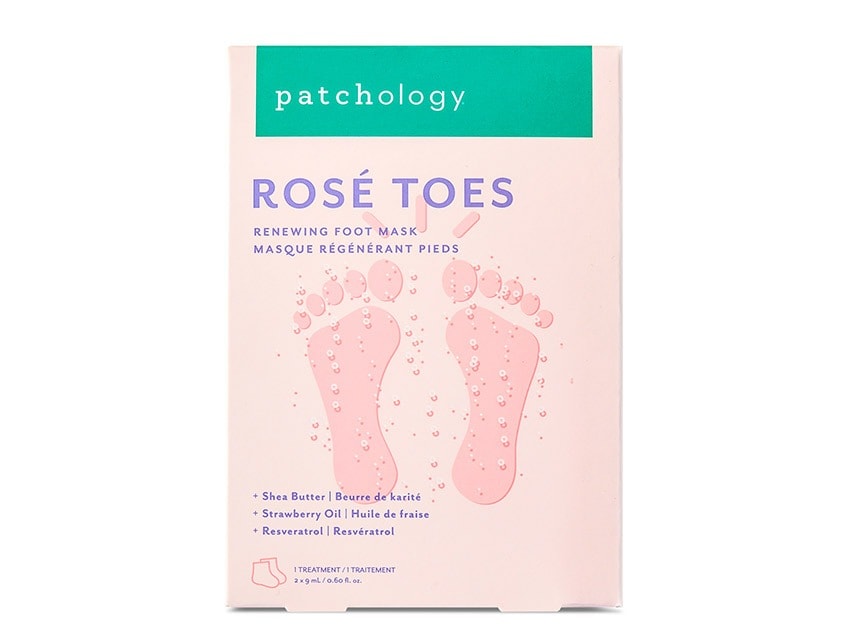 patchology Rose Toes Renewing Foot Mask