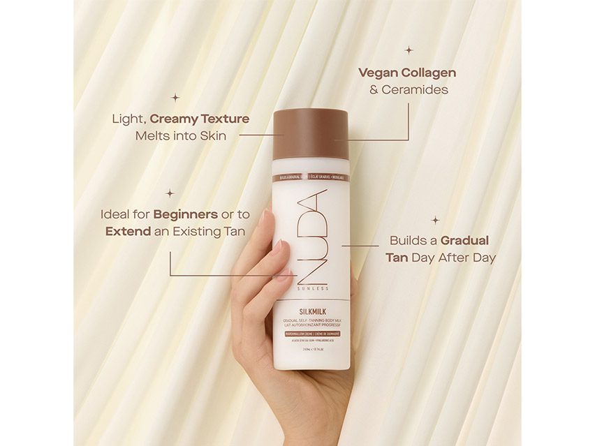 NUDA Sunless SilkMilk Gradual Self Tanning Milk