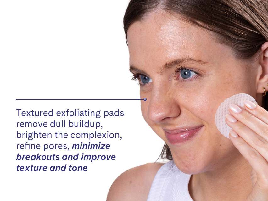 LovelySkin LUXE Dual Action Toner Pads