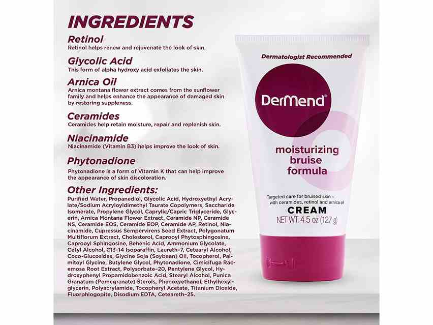 DerMend Moisturizing Bruise Formula Cream