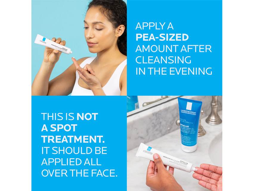 La Roche-Posay Effaclar Adapalene Gel 0.1% Acne Treatment