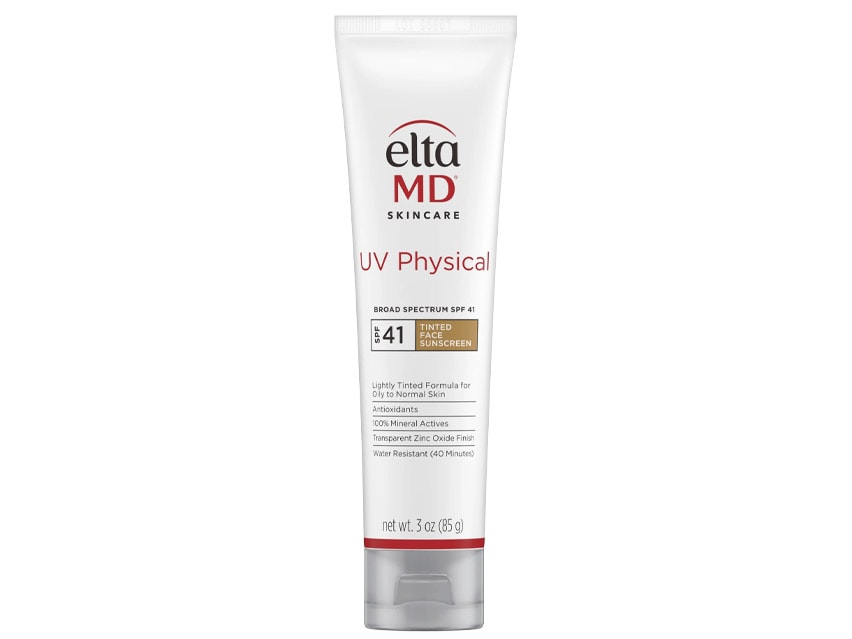 EltaMD UV Physical Broad Spectrum SPF 41 Lightly Tinted Mineral Sunscreen