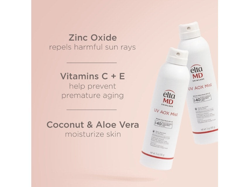 EltaMD UV AOX Mist Face &amp; Body Broad Spectrum SPF 40