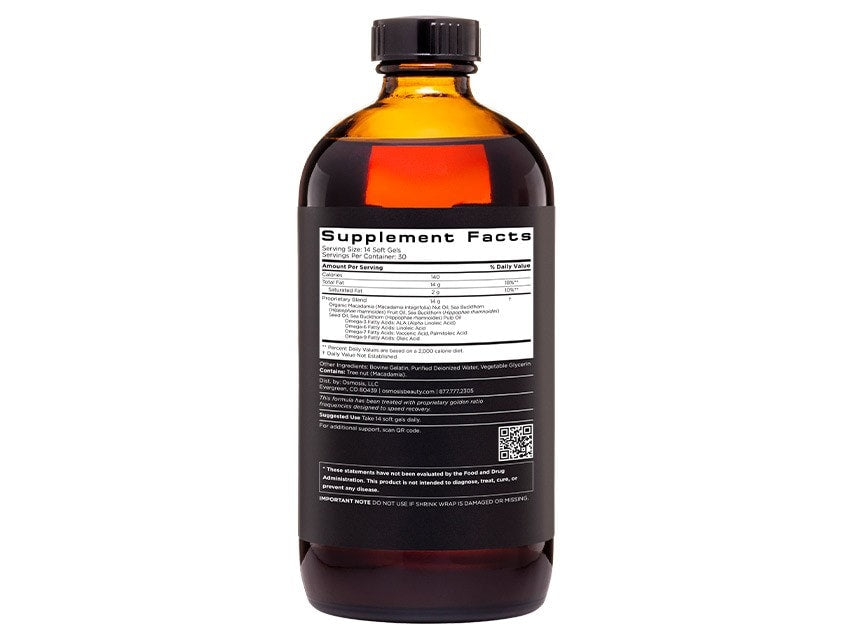 Osmosis Skincare Recovery Prebiotic, Omega &amp; Fat Pad Renewal Supplement