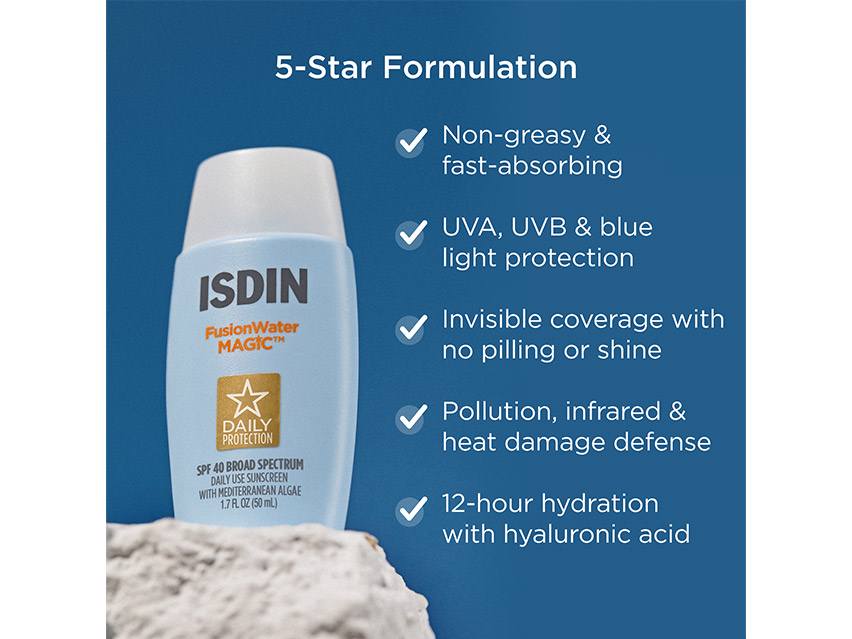 ISDIN Fusion Water Magic Broad Spectrum SPF 40