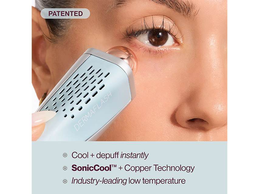 DERMAFLASH COOL Sonic Depuffing and Lymphatic Drainage Set