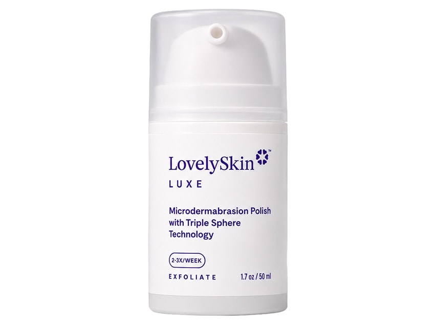 LovelySkin LUXE Microdermabrasion Polish with Triple Sphere Technology